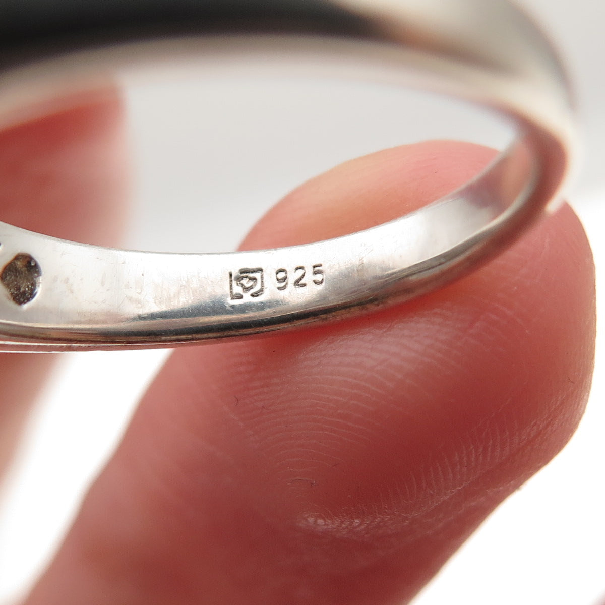 Michelle Albala 925 Sterling Silver Real Oval & Round-Cut Citrine Ring Size 7