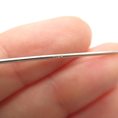 925 Sterling Silver Vintage Ship / Sailboat Bar Pin Brooch