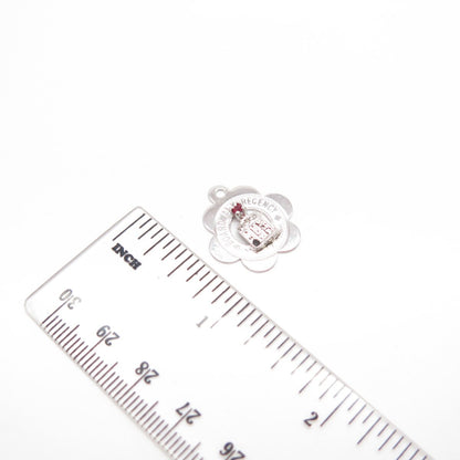 925 Sterling Silver Vintage C Z "Caesar Boardwalk Casino" Charm Pendant