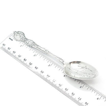 925 Sterling Silver Antique Joseph Mayer & Bros. Los Angeles Demitasse Spoon