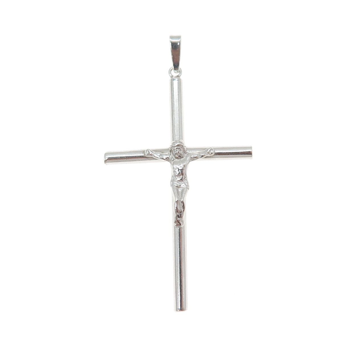 925 Sterling Silver Vintage Crucifix Cross Religious Charm Pendant
