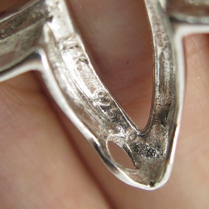 925 Sterling Silver Vintage Mexico Starfish Pin Brooch