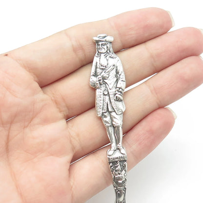925 Sterling Silver Antique Art Deco Victor Seidman Mfg. Co. Liberty Bell Spoon