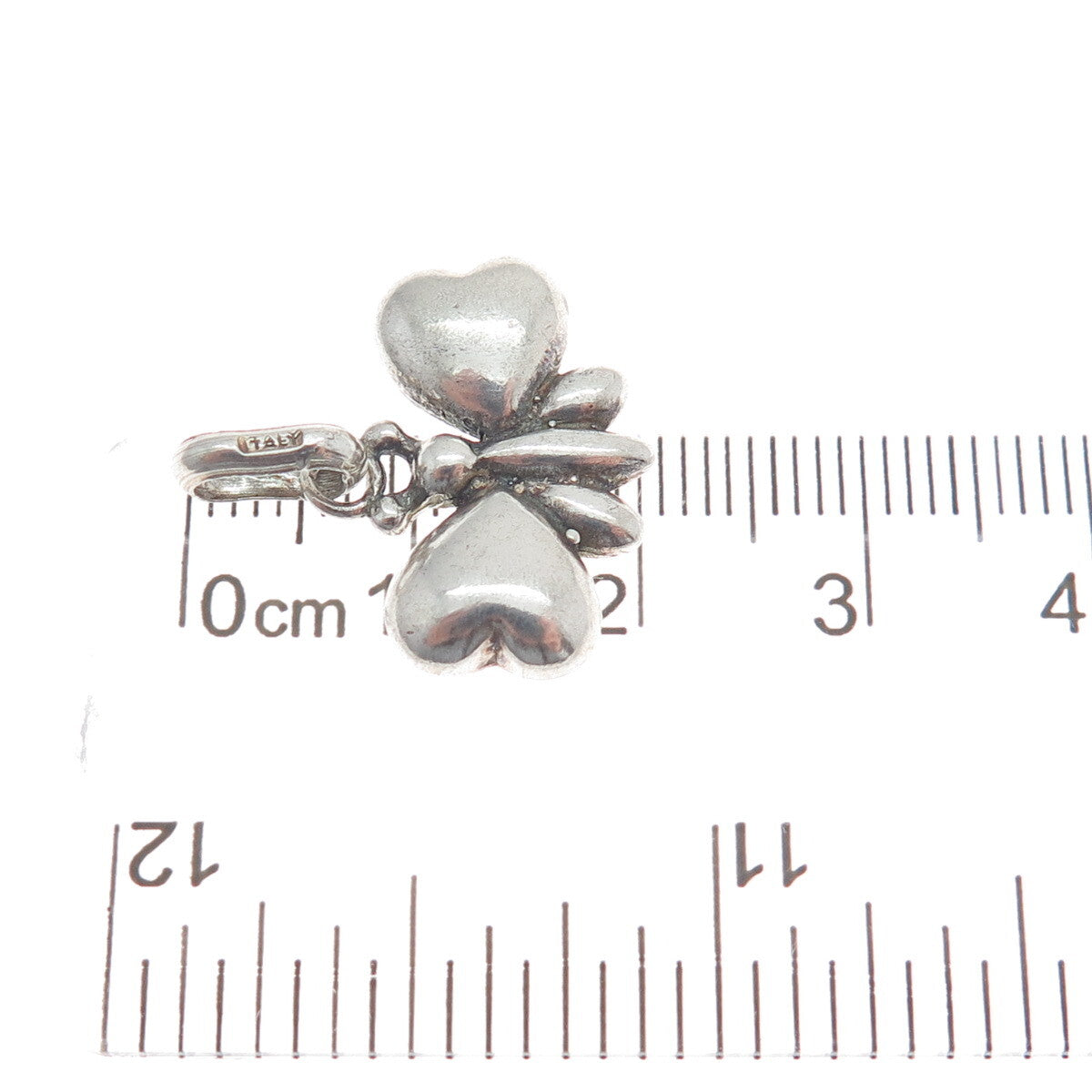 925 Sterling Silver Vintage Italy Butterfly Minimalist Charm Pendant