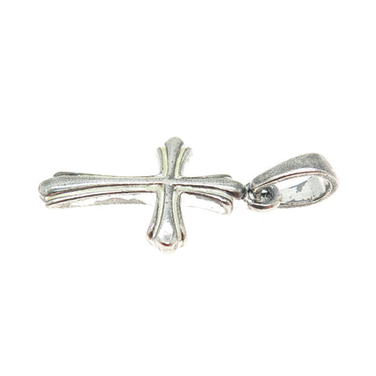 925 Sterling Silver Vintage Cross Pendant