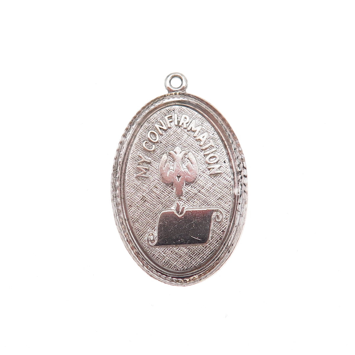 Griffith & Sons 925 Sterling Silver Vintage My Confirmation Charm Pendant