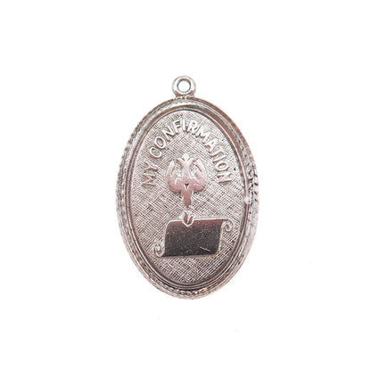 Griffith & Sons 925 Sterling Silver Vintage My Confirmation Charm Pendant