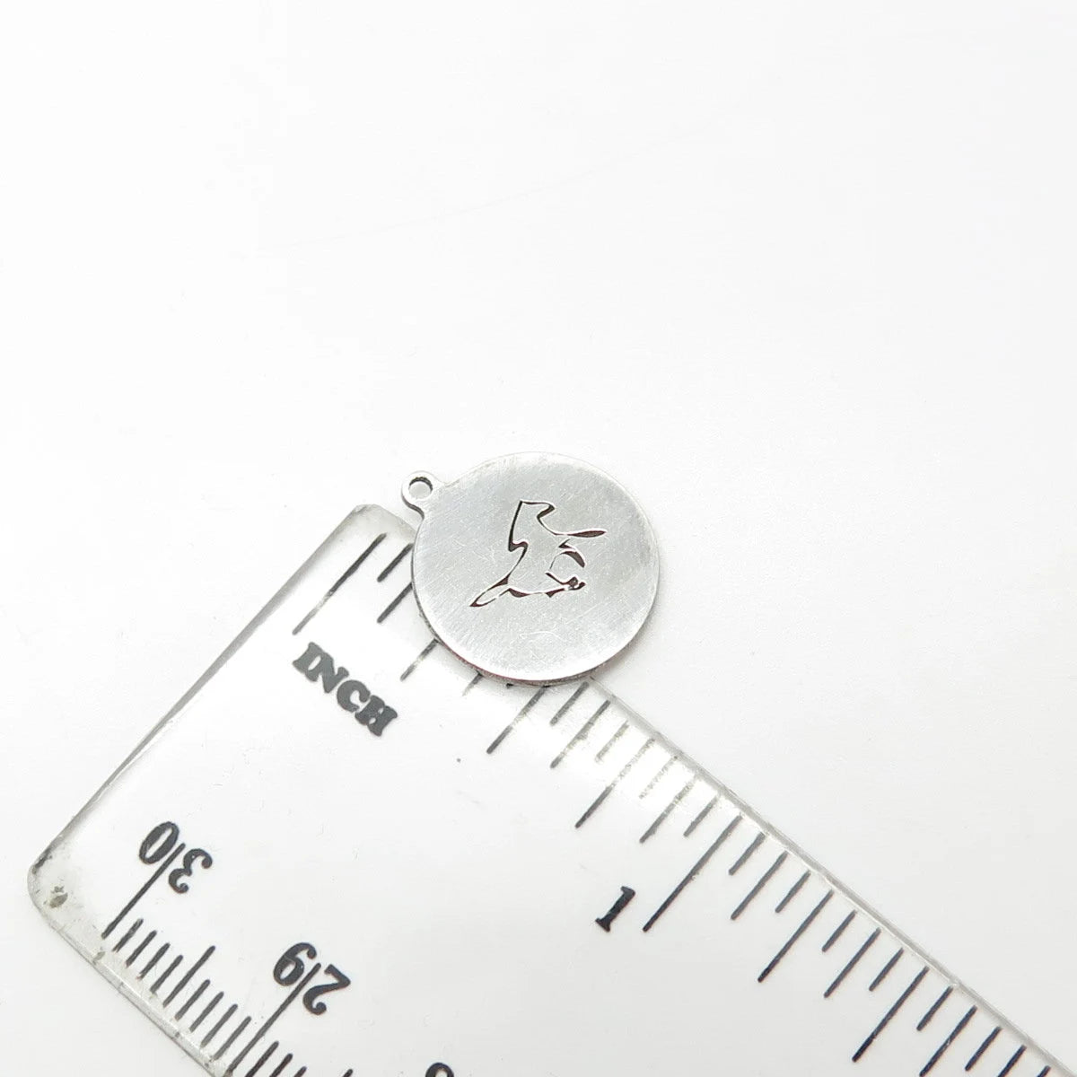 925 Sterling Silver USA Two In Town Horse Charm Pendant