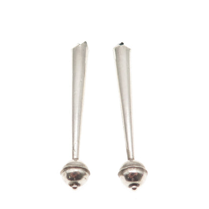 Old Pawn 925 Sterling Silver Vintage Southwestern Tribal Bolo Tie Tips