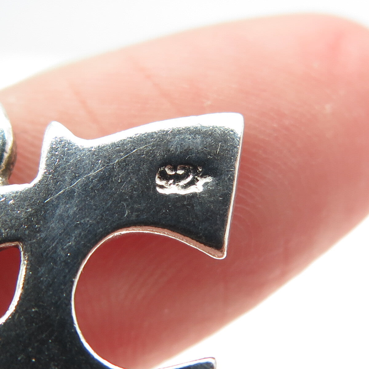 925 Sterling Silver Vintage Om Mantra Pendant
