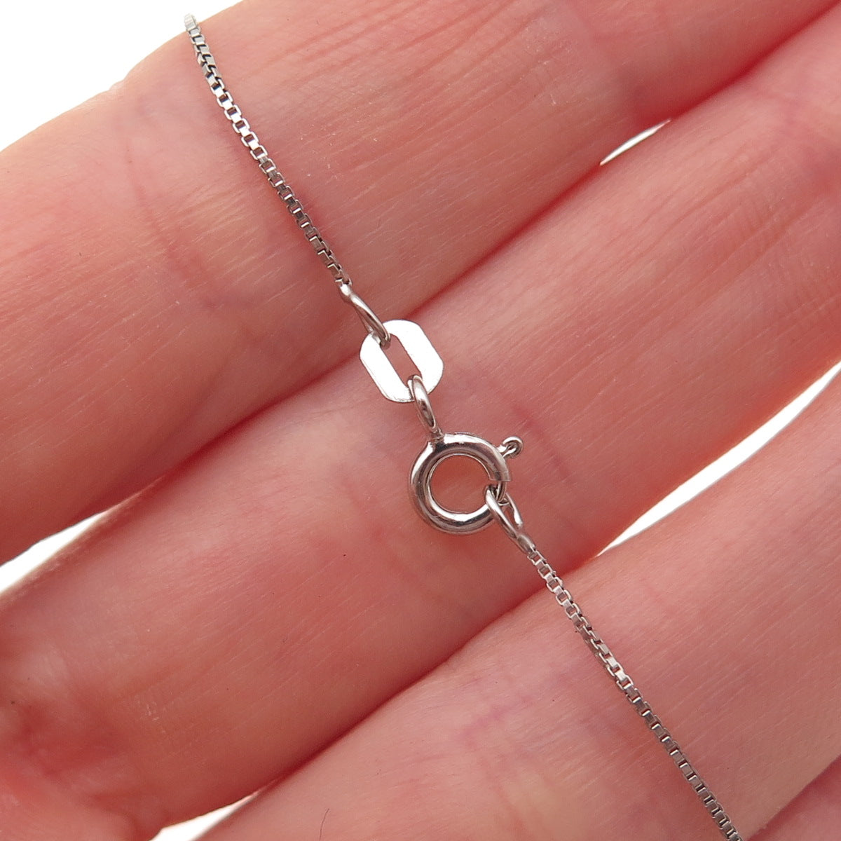925 Sterling Round & Tapered Baguette-Cut C Z Butterfly Box Chain Necklace 18"