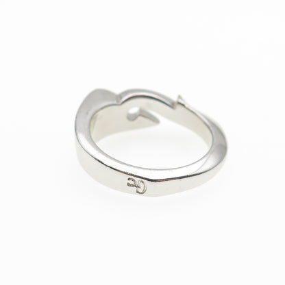 GUESS 925 Sterling Silver Hook Ring Size 7