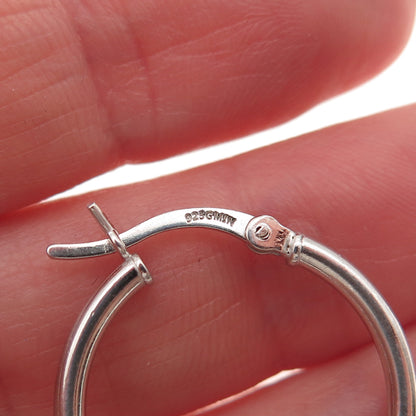 925 Sterling Silver Hoop Earrings