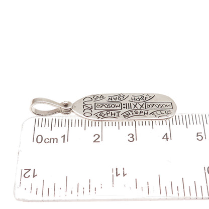 925 Sterling Silver Vintage Peruvian Cuzco Charm Pendant