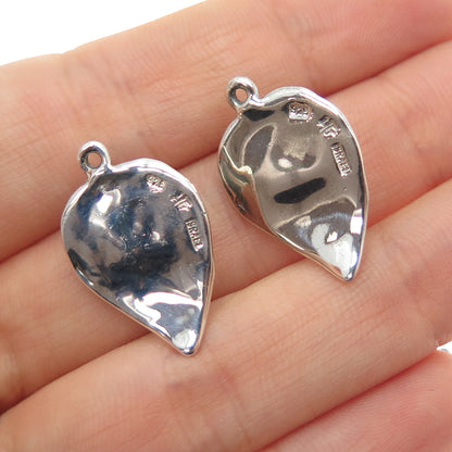 HAGIT GORALI Sterling Silver Vintage Israel Real Pearl Modernist Jacket Earrings