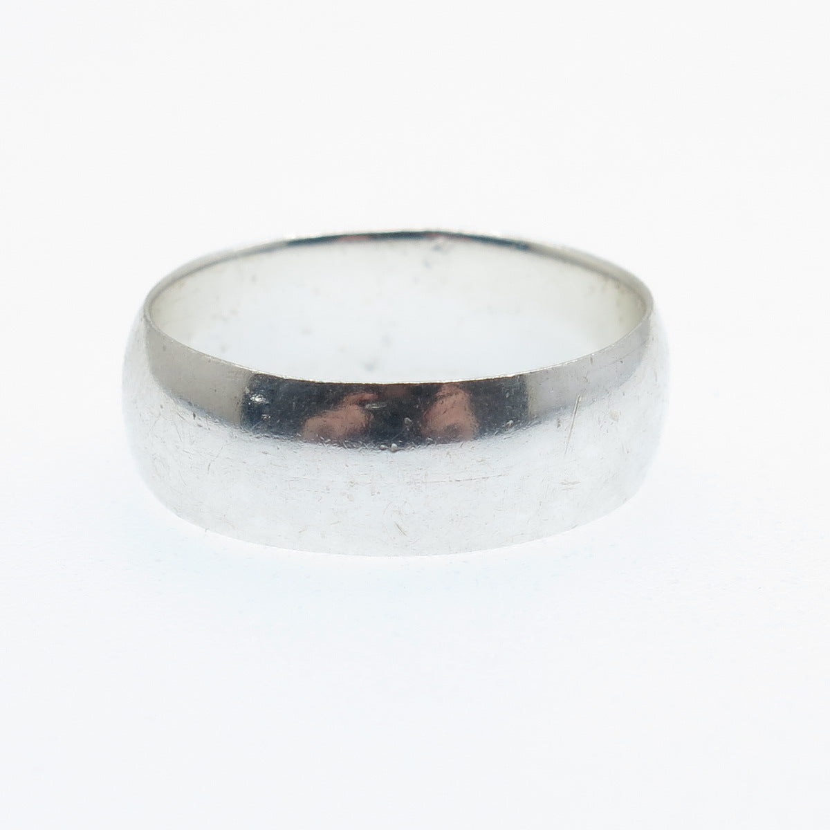 CHARLES WINSTON 925 Sterling Silver Vintage Classic Wedding Band Ring Size 7