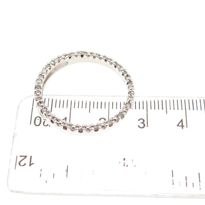 925 Sterling Silver Real Round-Cut Diamond Circle of Life Slide Charm Pendant