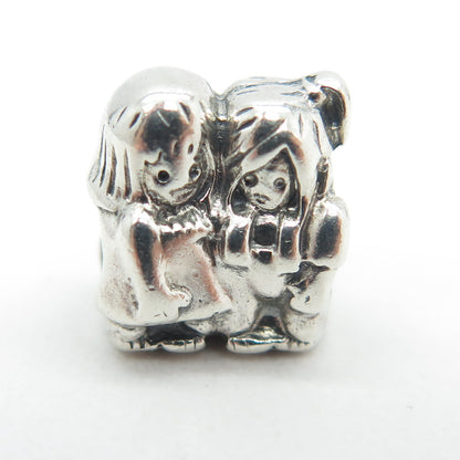 CHAMILIA 925 Sterling Silver Sisters Bead Charm