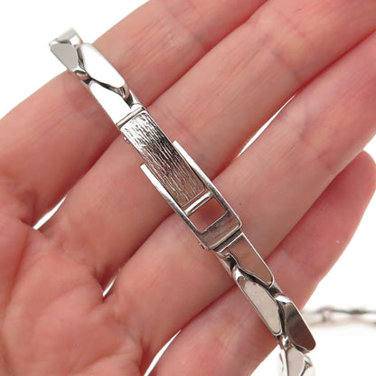 Orlando Orlandini UnoAErre 925 Sterling Silver Vintage Italy Chain Necklace 16"