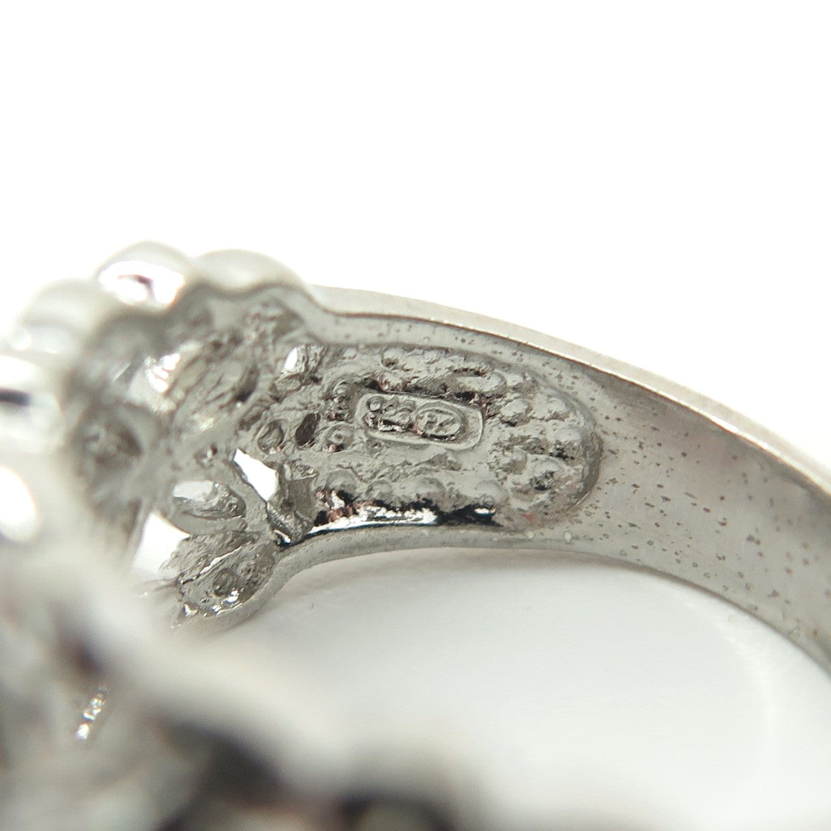 925 Sterling Silver Multi-C Z Ring Size 6.5