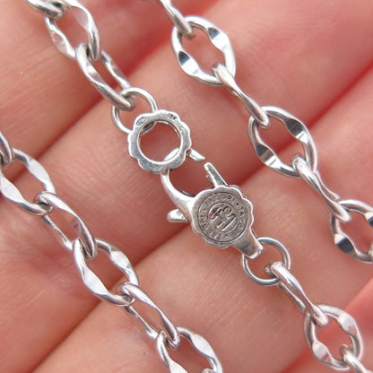 TACORI 18K Gold & 925 Sterling Silver Crescent Eclipse Chain Necklace 18"