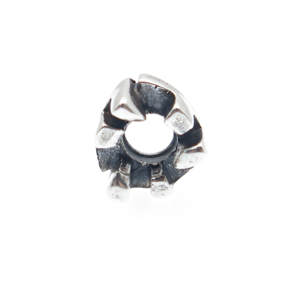 CHAMILIA 925 Sterling Silver Letter F Initial Bead Charm
