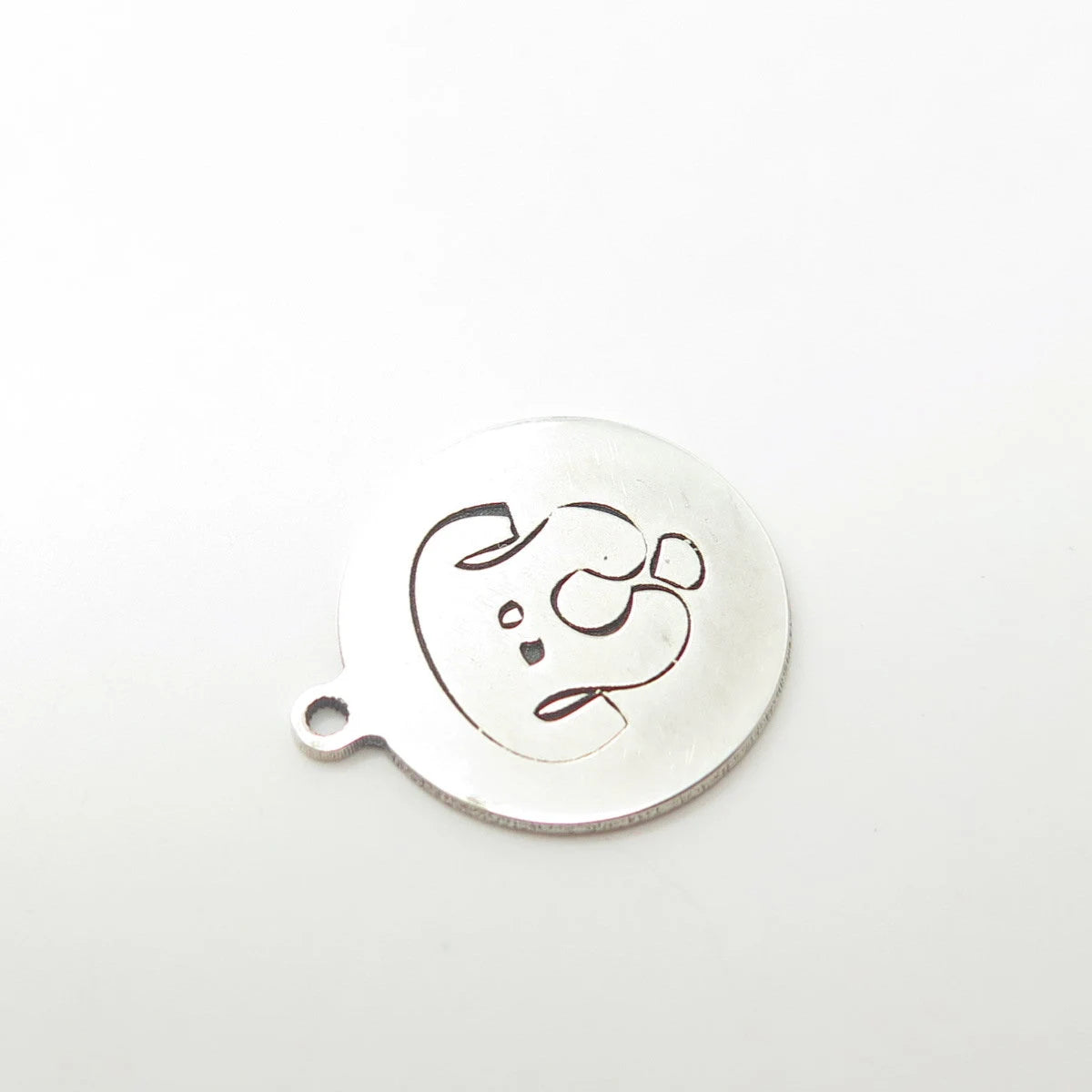 925 Sterling Silver USA Two In Town Dog Charm Pendant