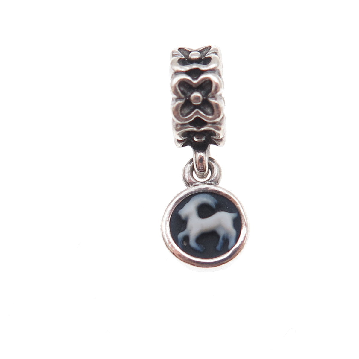 Pandora 925 Sterling Silver Capricorn Zodiac Sign Dangle Charm