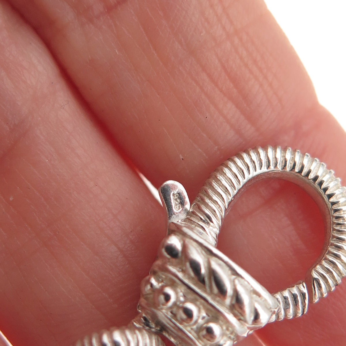 Judith Ripka 925 Sterling Silver Bracelet / Necklace Lobster Claw Lock Clasp