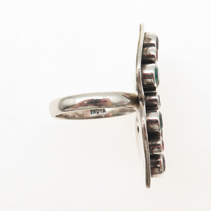 Nicky Butler Sterling Silver Vintage Amethyst Citrine Peridot Garnet Ring Size 7