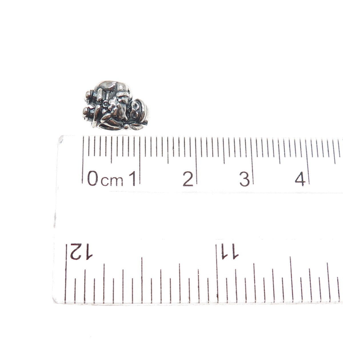 PANDORA 925 Sterling Silver Santa Claus Slide Bead Charm