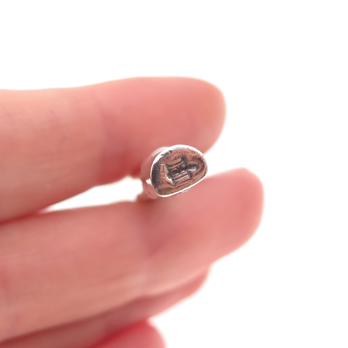 John Hardy 925 Sterling Silver Vintage Bamboo Bar Oxidized Pin Brooch