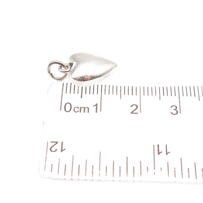 DANECRAFT 925 Sterling Silver Vintage Chatelaine Heart Mini Charm Pendant