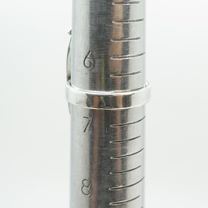 B. SUCHERMAN 925 Sterling Silver 2-Tone Vintage MOP Statement Ring Size 6.75