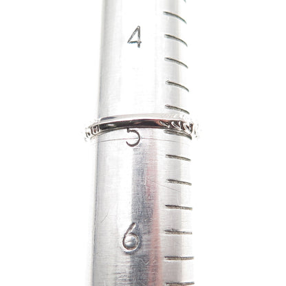 Ross Simons 925 Sterling Silver Round-Cut C Z Engagement Ring Size 5