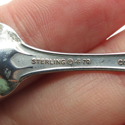 925 Sterling Silver Vintage 1979 Connecticut Salt & Spices Spoon