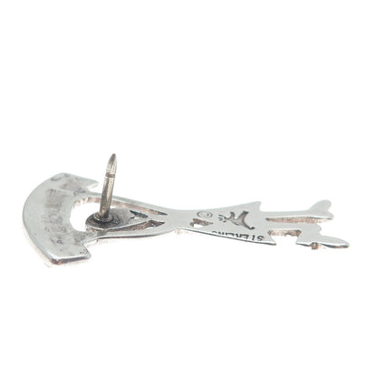 925 Sterling Silver Vintage "Miracle" Breast Cancer Lapel Pin