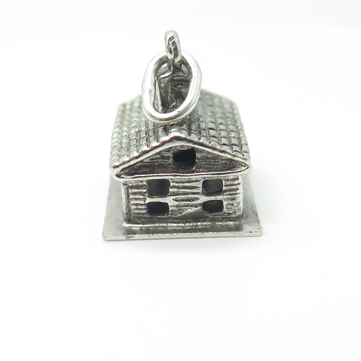 M&M 925 Sterling Silver Vintage Enamel Sheridan Terrace PTA School Pendant