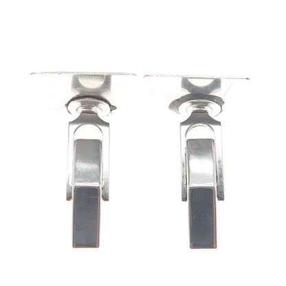 925 Sterling Silver Vintage Letter "M" Initial Cufflinks