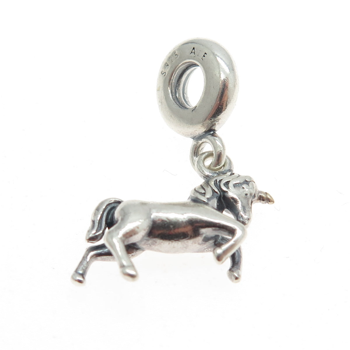 PANDORA 925 Sterling Silver Unicorn Dangling Charm