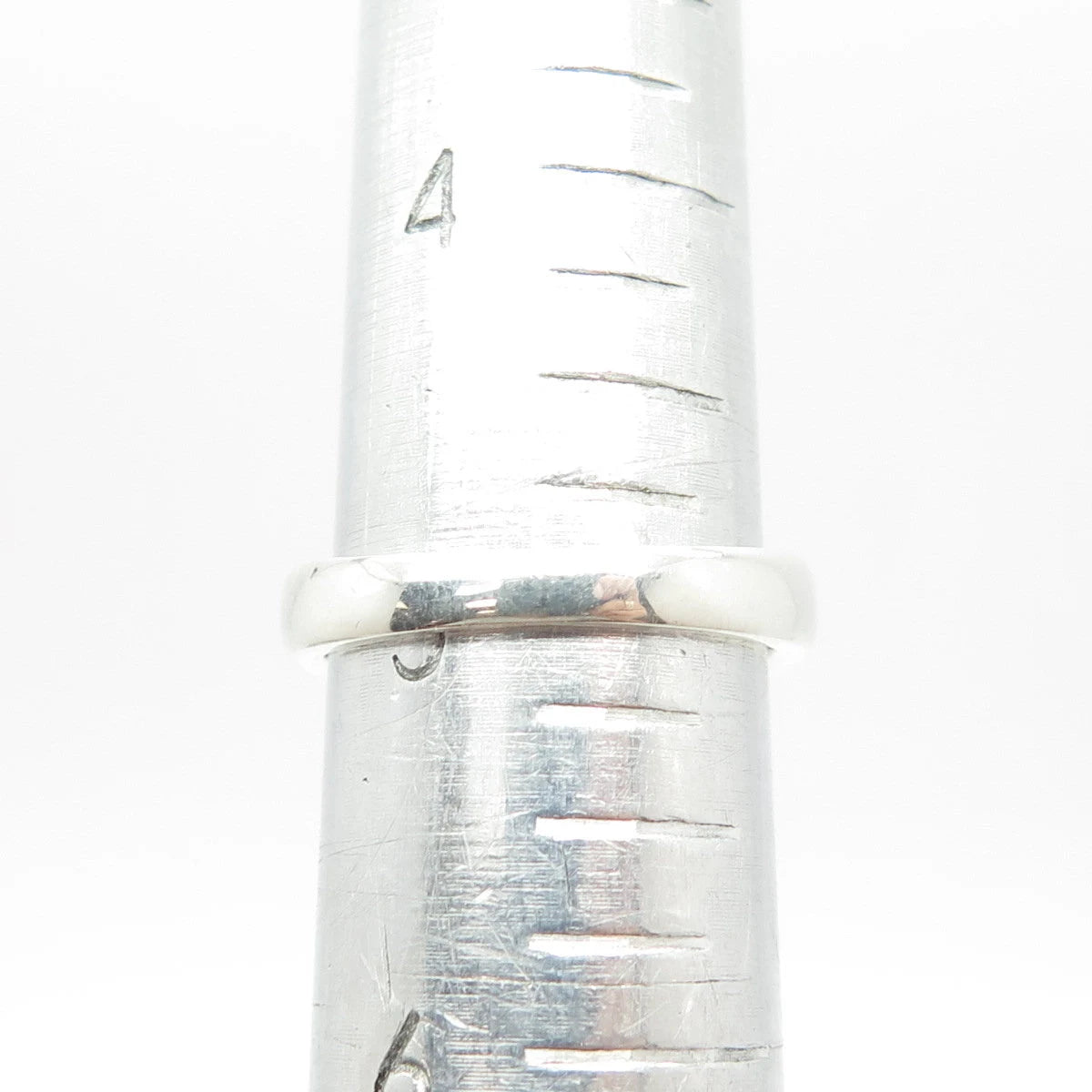 925 Sterling Silver Vintage Fence Ring Size 5