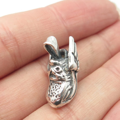 925 Sterling Silver Vintage Sneakers w/ Wings Pendant