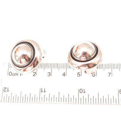 Niels Erik From 925S Sterling Silver Vintage Denmark Modernist Clip On Earrings