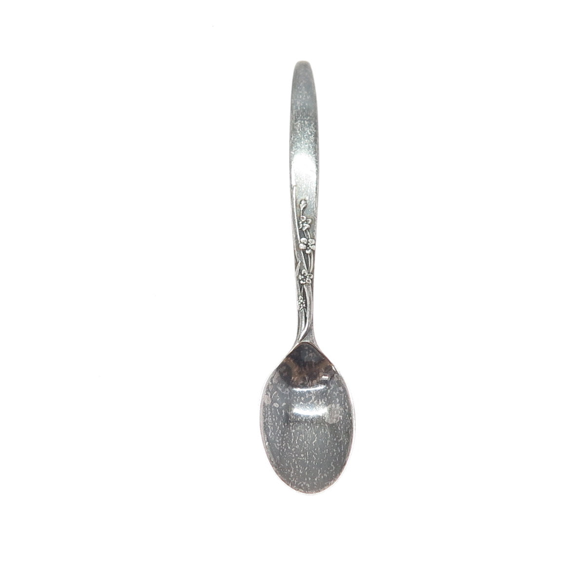 LUNT 925 Sterling Silver Vintage 1954 Summer Song Spoon Oxidized Pin Brooch