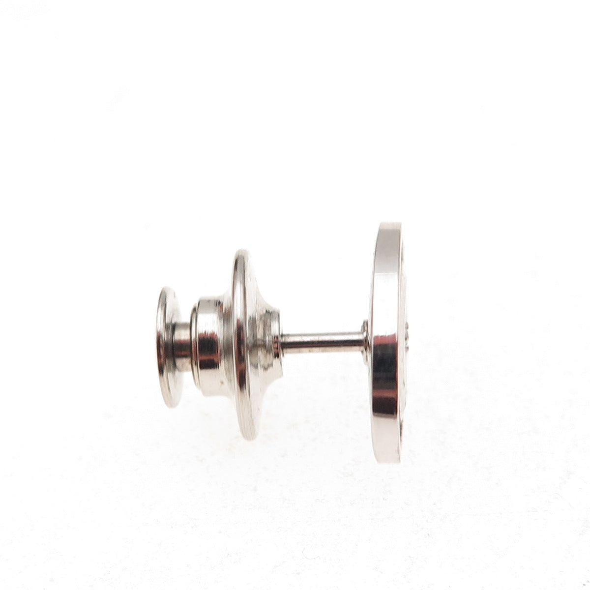 Lamode 925 Sterling Silver Vintage Real Diamond North Star Tie tack / Lapel Pin