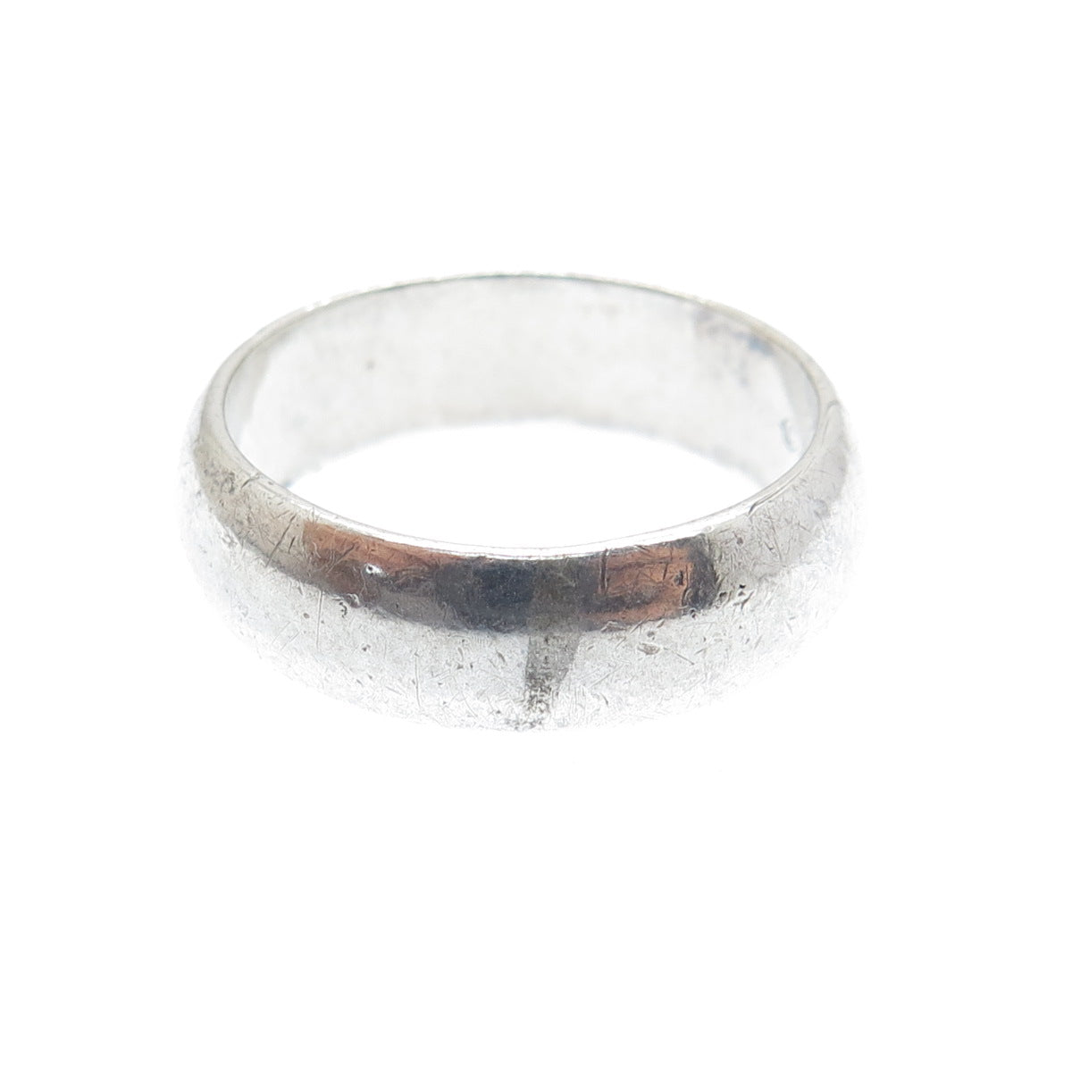 BSD Bob Siemon 925 Sterling Silver Vintage Ichthys Oxidized Band Ring Size 8