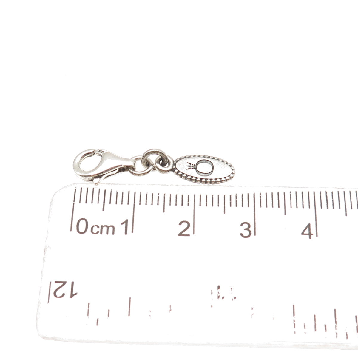 Pandora 925 Sterling Silver Bracelet / Necklace Lobster Lock Clasp Tag