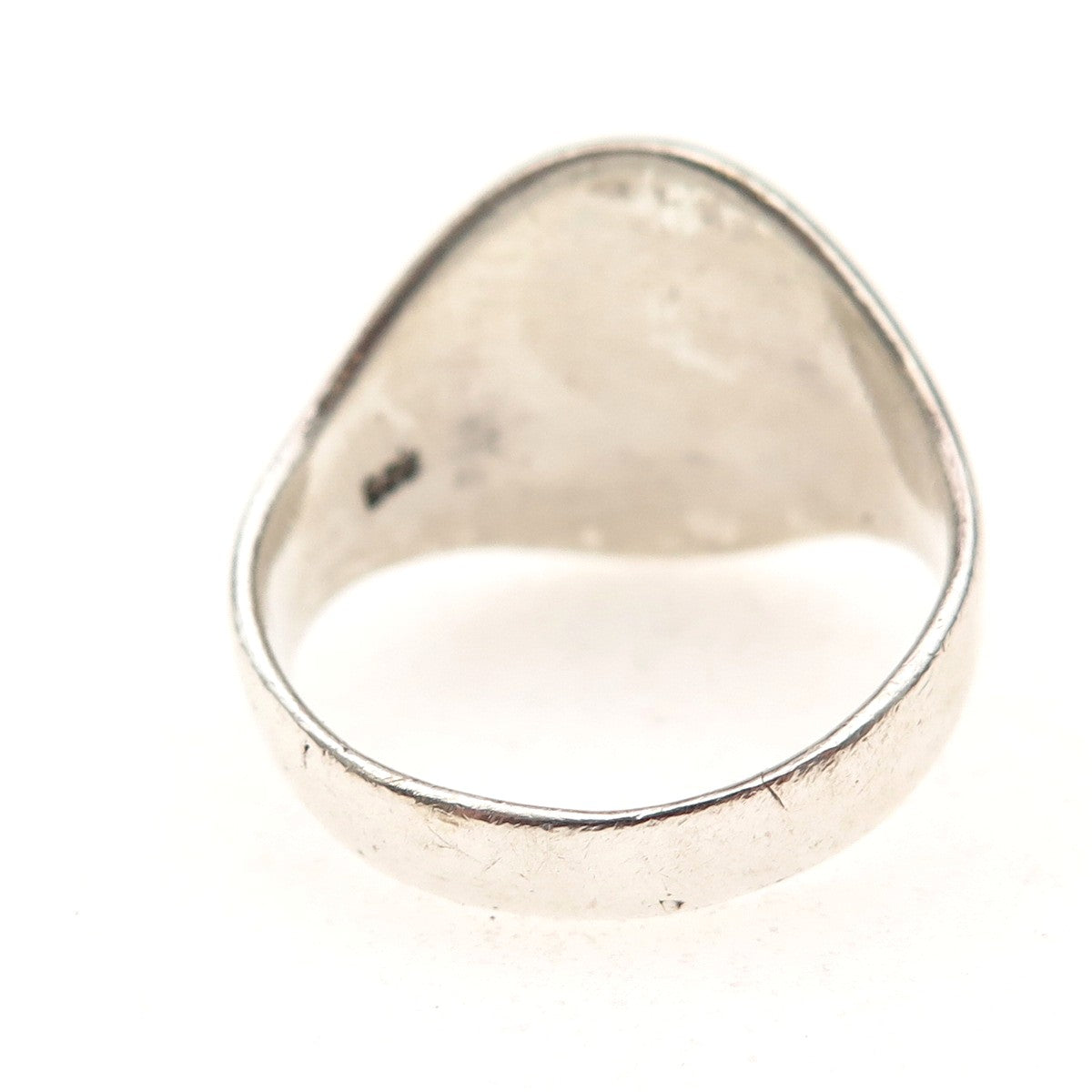 925 Sterling Silver Vintage Southwestern Kokopelli Oxidized Ring Size 10.25