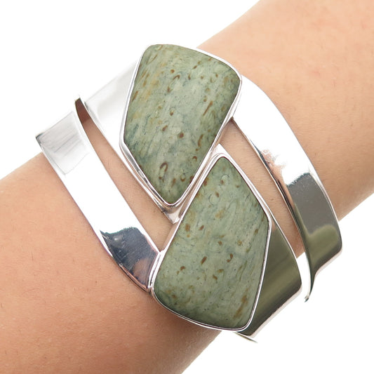 Jay King Desert Rose 925 Sterling Silver Vintage Rhyolite Adjustable Bracelet 7"