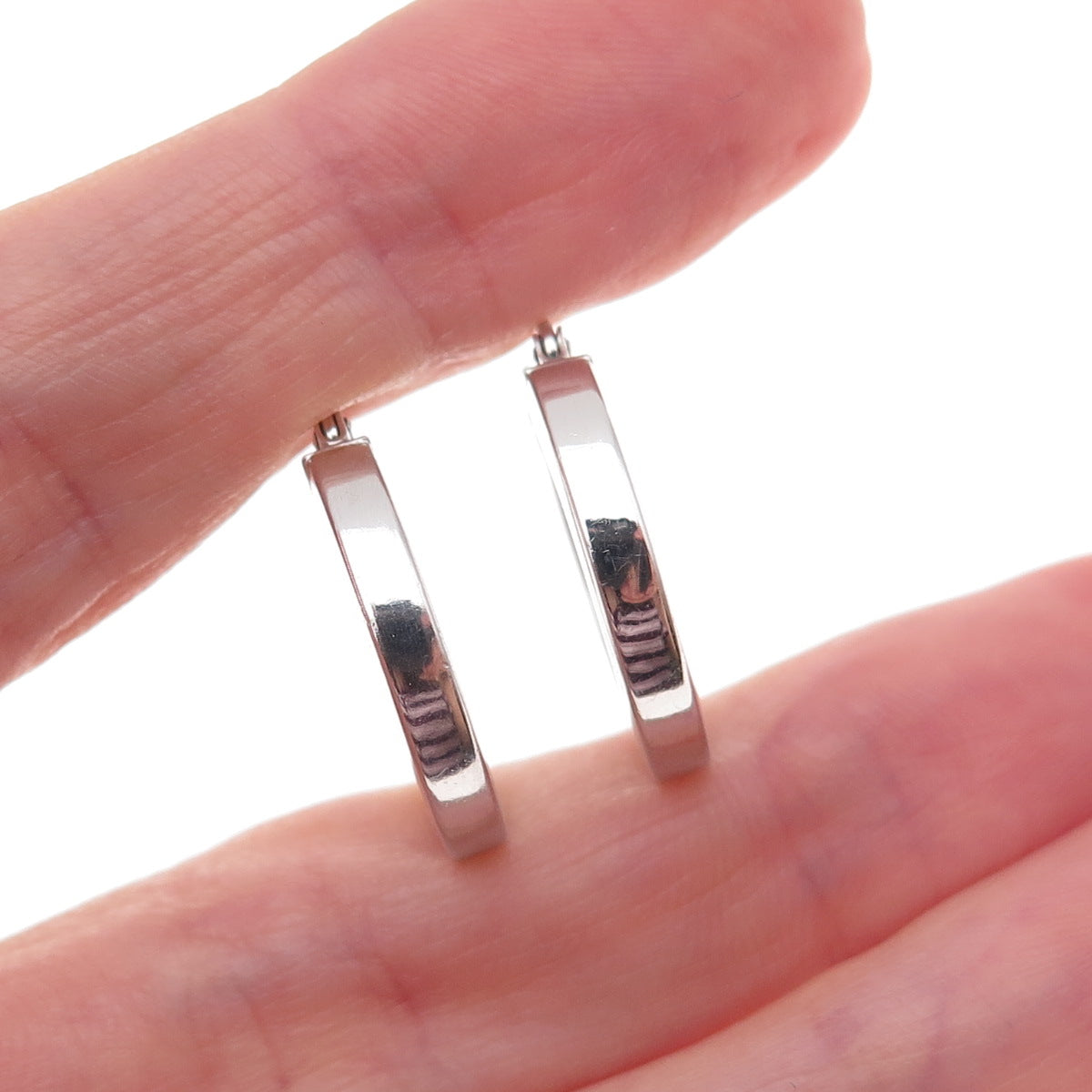 925 Sterling Silver Hoop Earrings